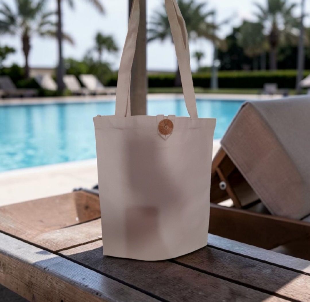 Tote Bag avec fermeture bouton