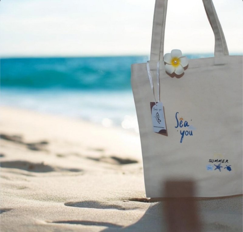 Tote Bag Sea you sans fermeture